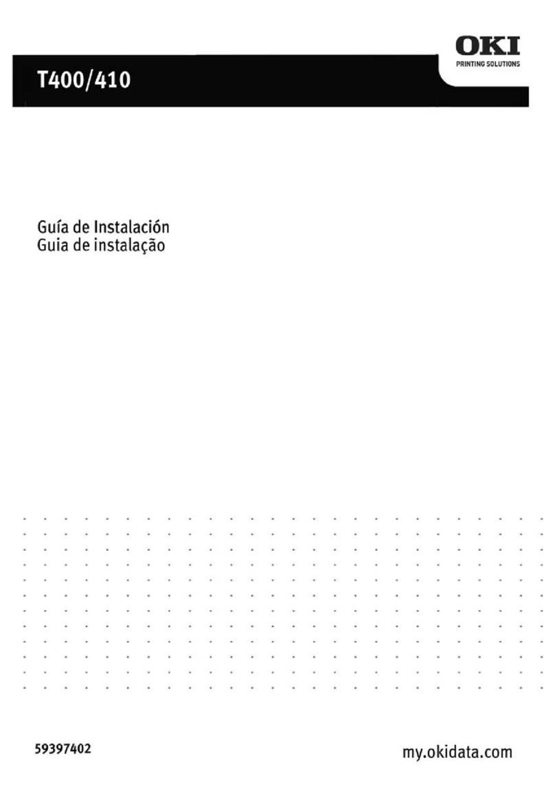 Oki T400 User manual Oki T400 User manual