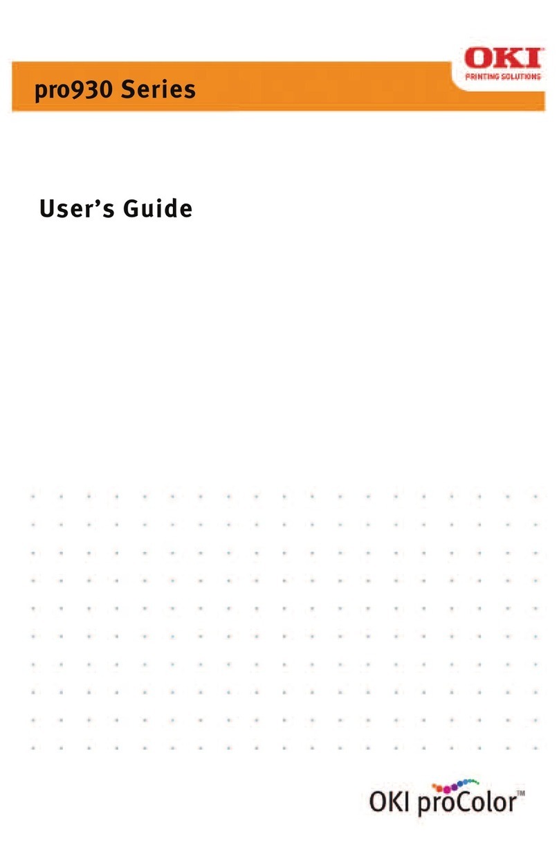 Oki proColor Pro930 Series User manual