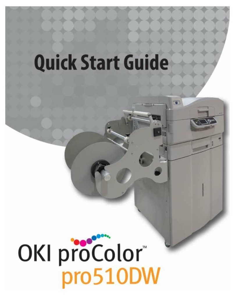 Oki proColor Pro510DW quick start guide