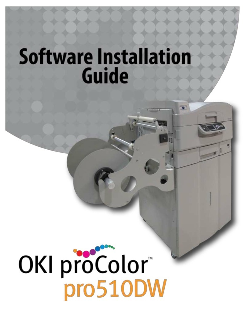 Oki proColor Pro510DW install guide