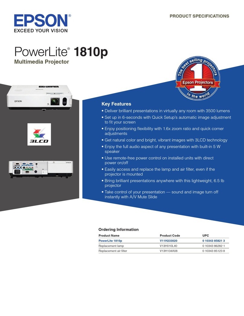 Epson V11H233020 User manual