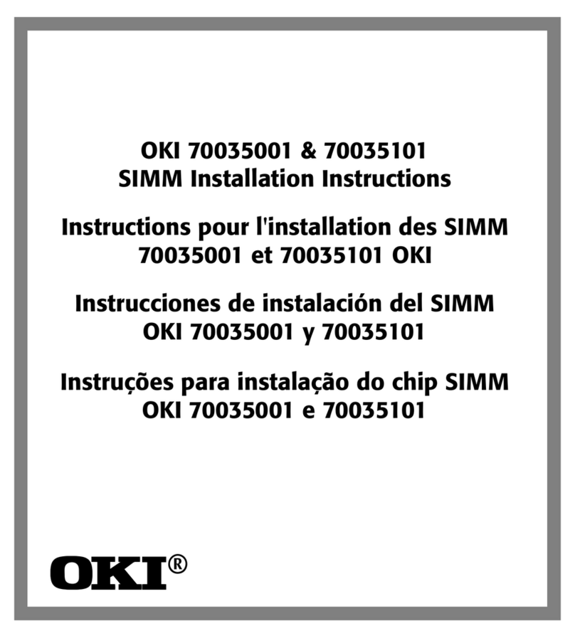 Oki OKIPAGE18 User manual
