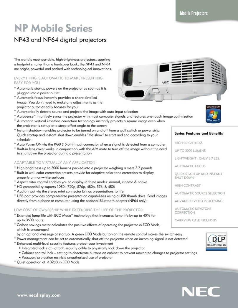 NEC NP43 Series User manual