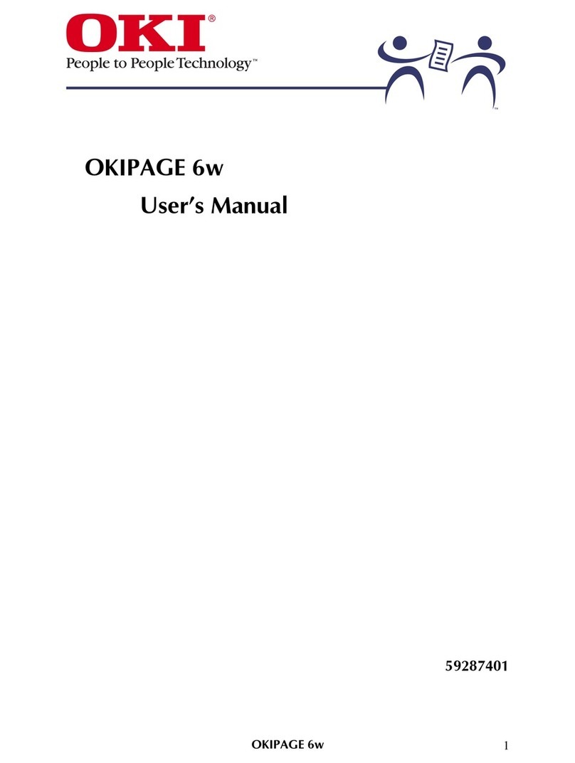 Oki OKIPAGE6w User manual