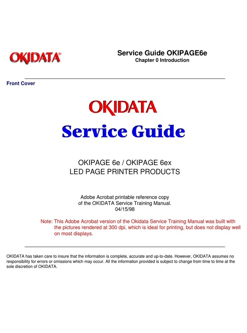 OKIDATA Okipage6e User manual