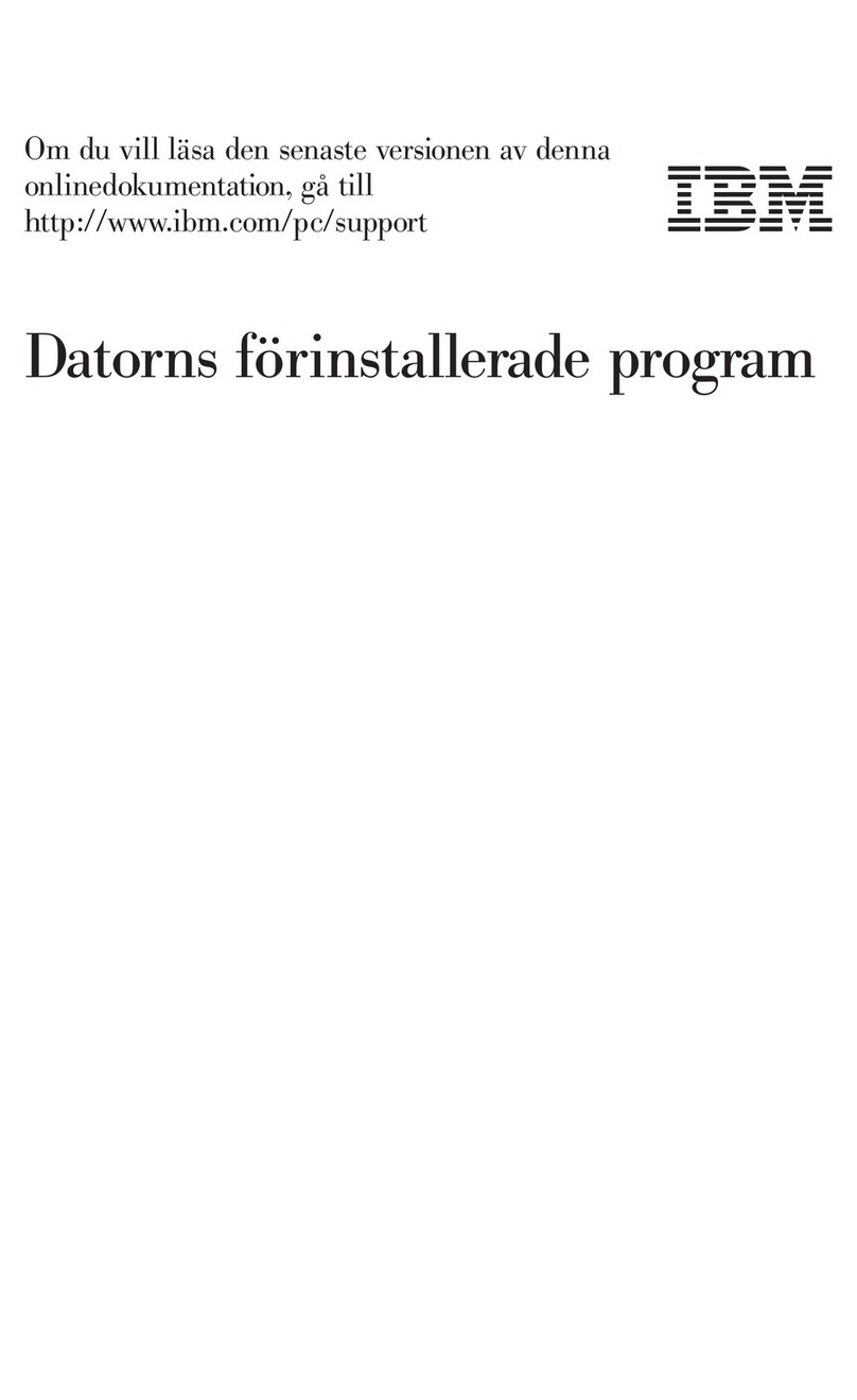 IBM NetVista X40 Datorns förinstallerade program IBM NetVista X40 Datorns förinstallerade program