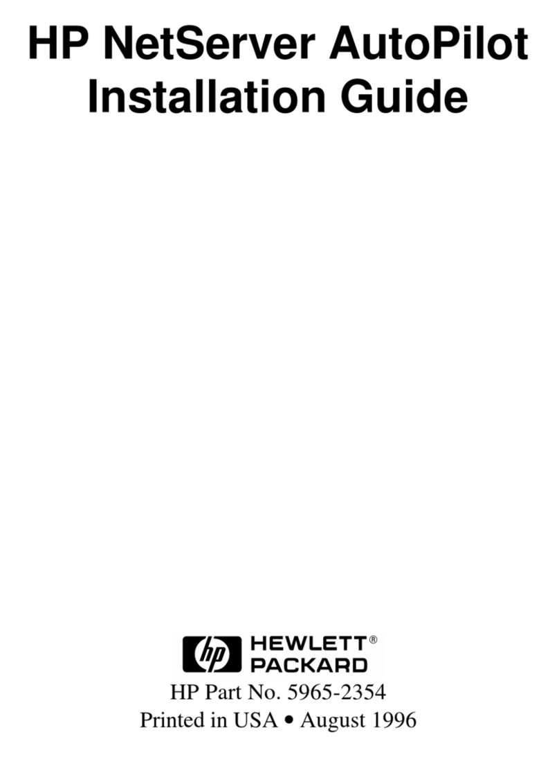 HP D6030A - NetServer - E50 User manual
