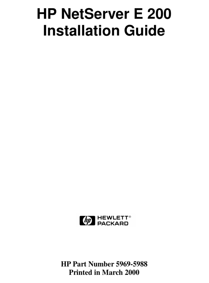 HP D6030A - NetServer - E50 User manual