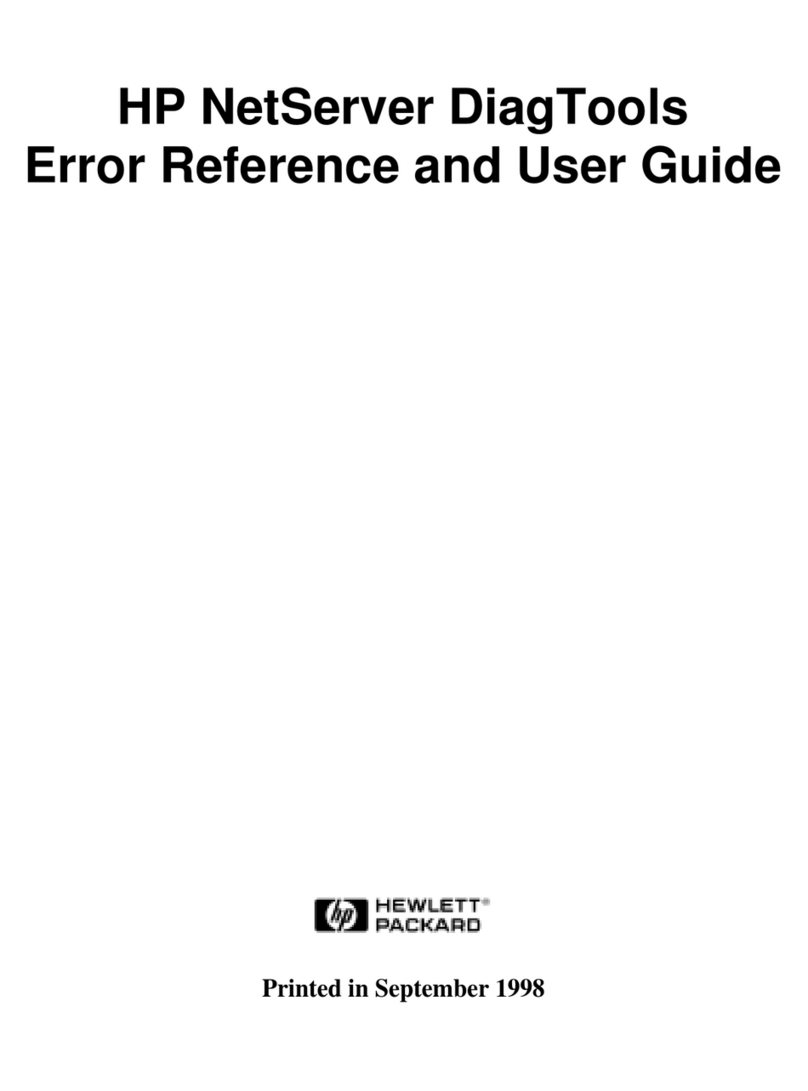 HP D6030A - NetServer - E50 User manual
