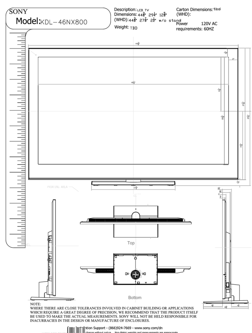 Sony KDL-46NX800 User guide