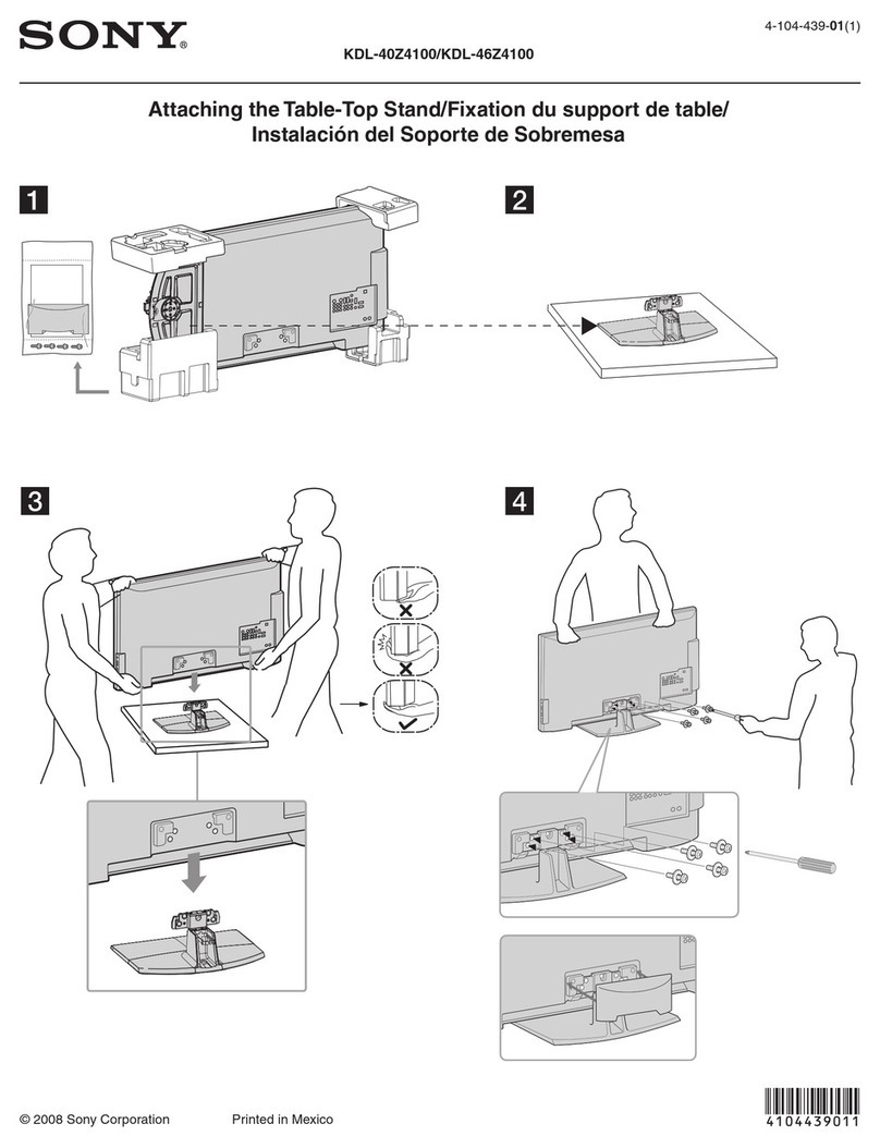 Sony BRAVIA KDL-46Z4100/S User manual