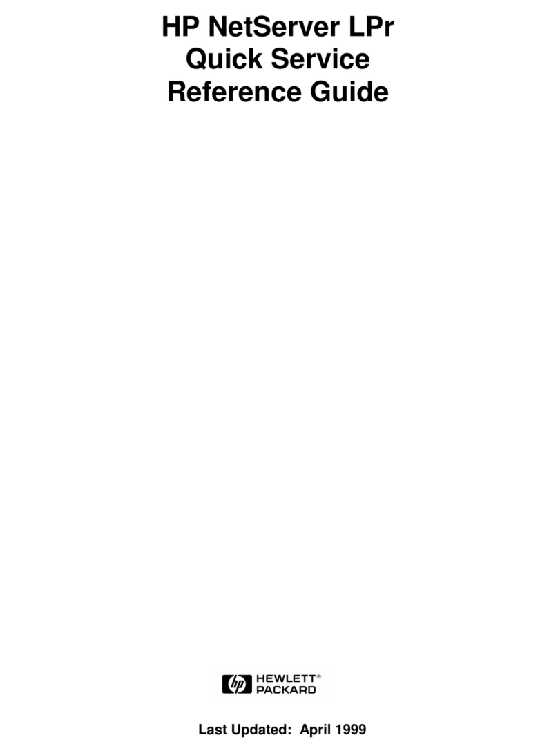 HP D7171A - NetServer - LPr User manual
