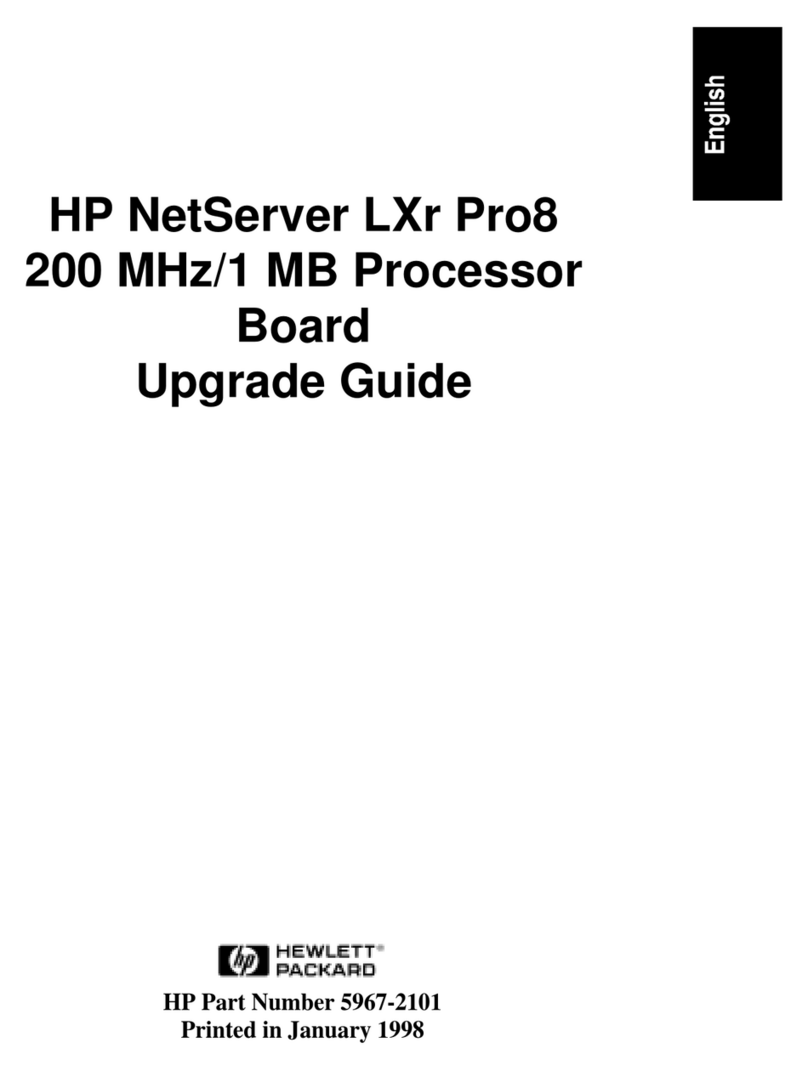 HP D7171A - NetServer - LPr Installation and operation manual