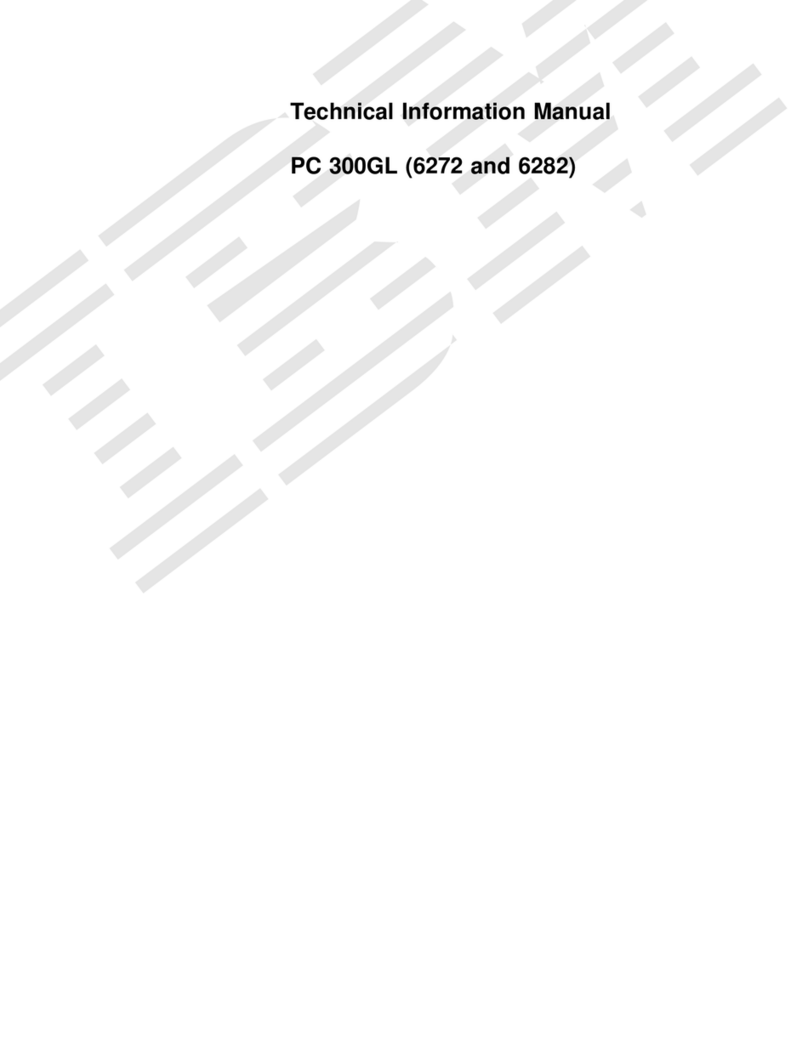 IBM PC 300GL Types 6275 Technical document IBM PC 300GL Types 6275 Technical document