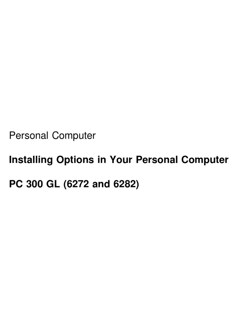 IBM PC 300GL Types 6275 User manual