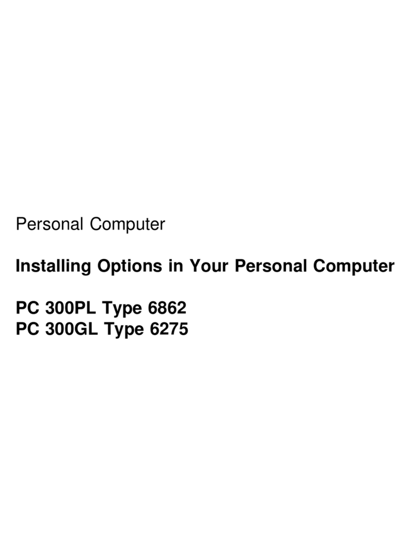 IBM PC 300GL Types 6275 User manual