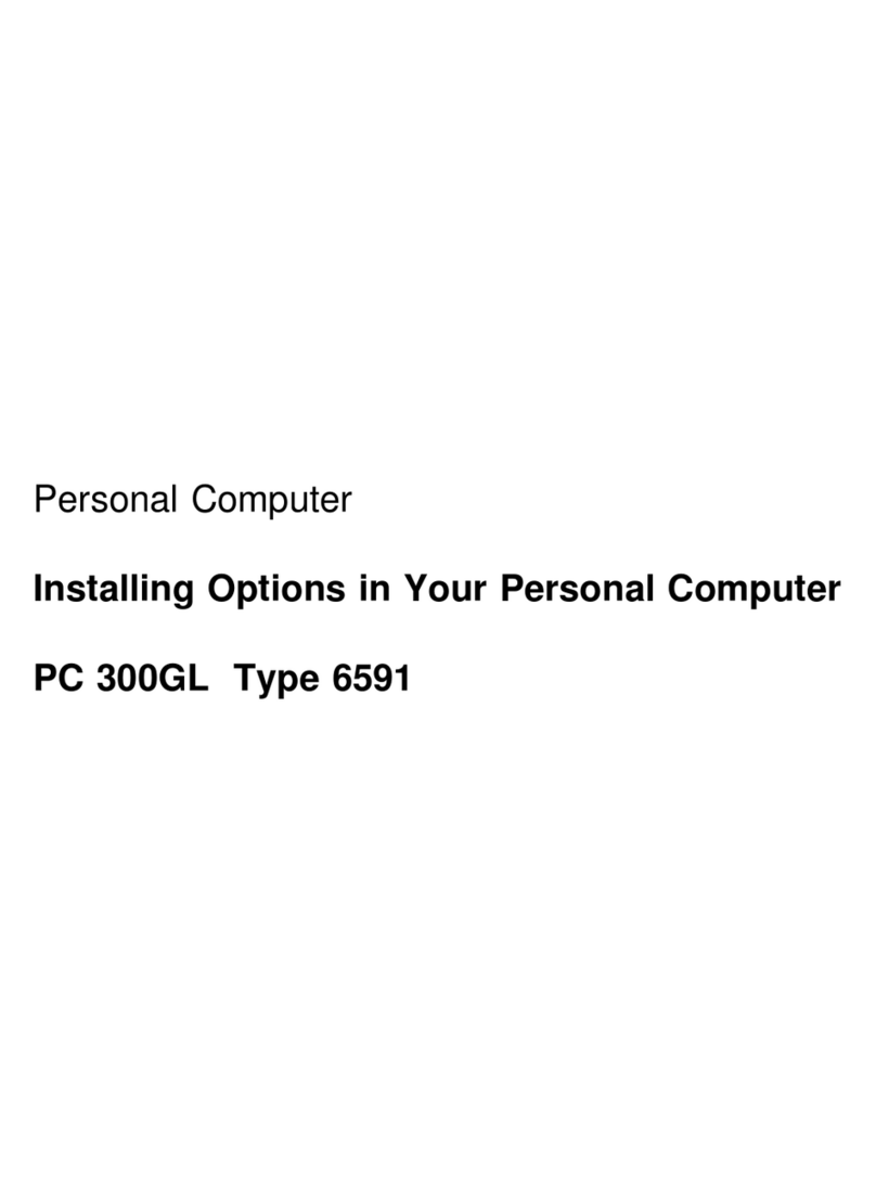 IBM PC 300GL Types 6275 User manual