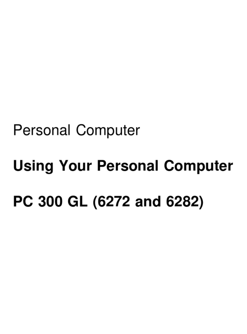 IBM PC 300GL Types 6275 Installation and operating instructions