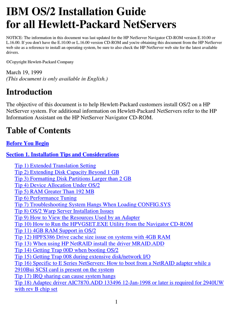 HP D7171A - NetServer - LPr User manual