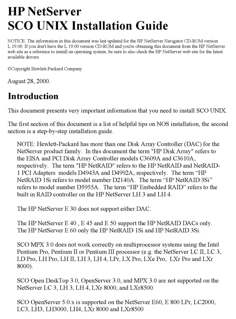 HP D7171A - NetServer - LPr User manual