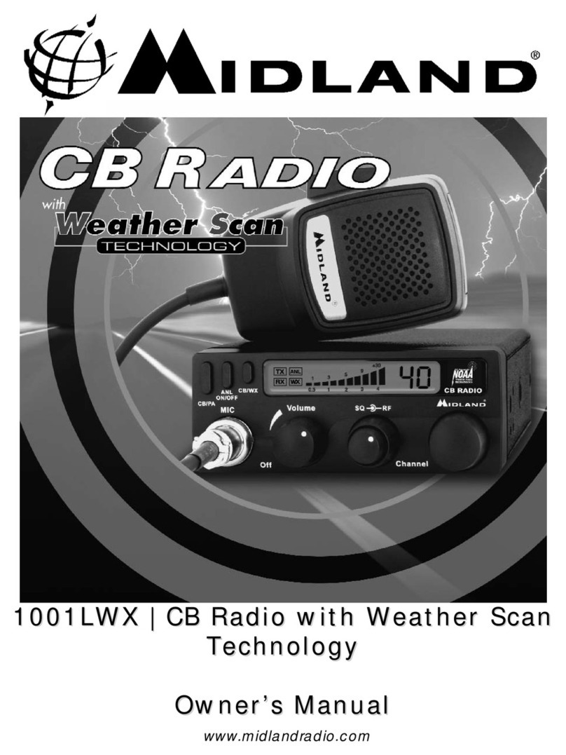 Midland 1001LWX User manual