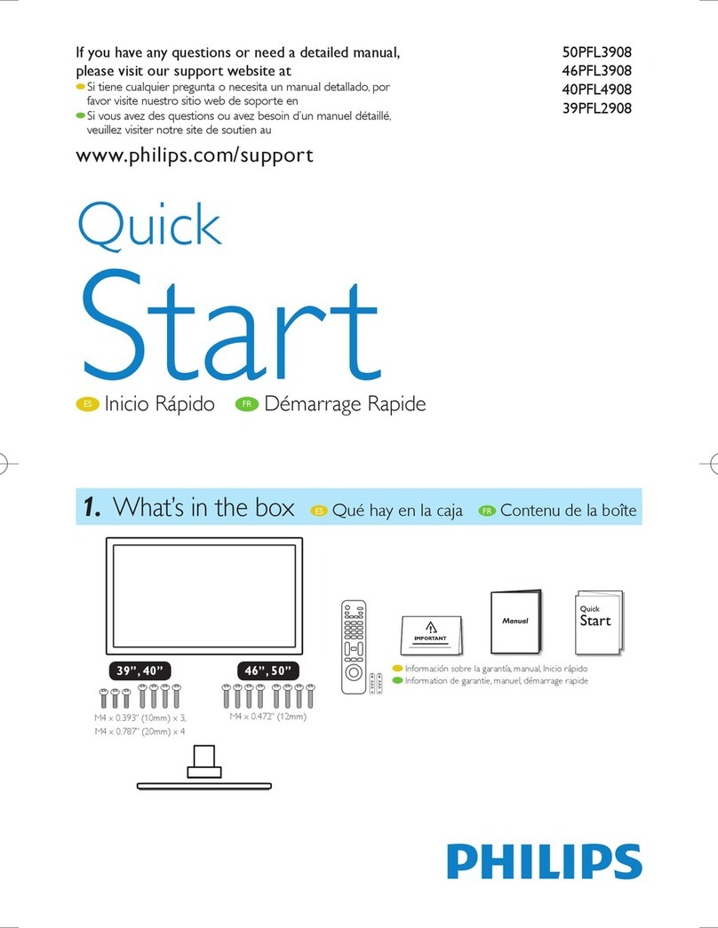 Philips 50PFL3908/F7 User manual