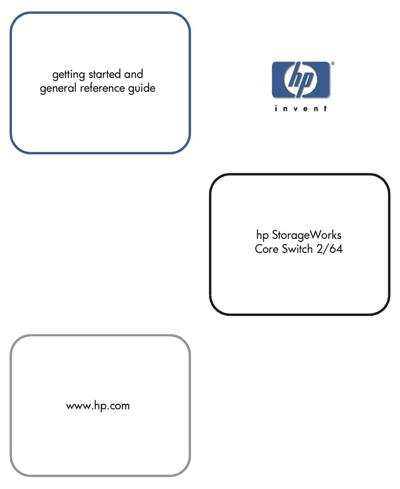 HP StorageWorks 2/64 - Core Switch User manual