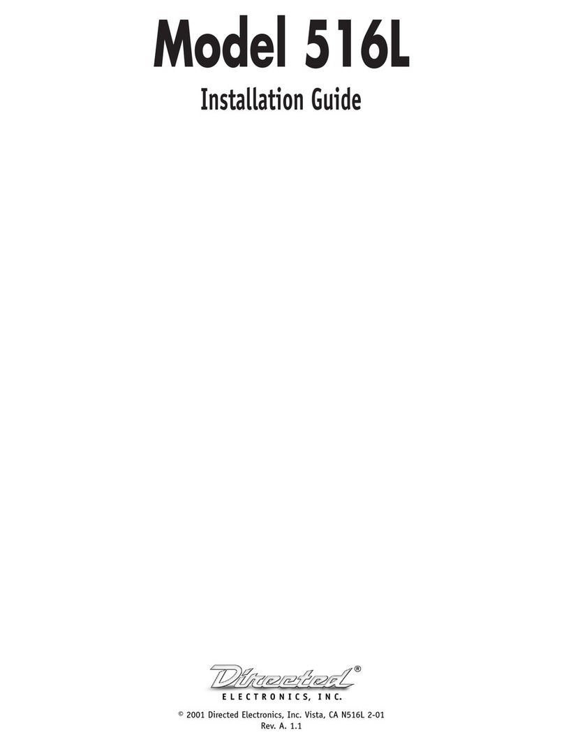 Directed Electronics 516L User manual