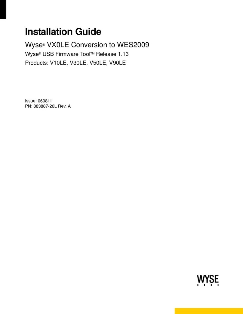 Wyse V10LE installation guide