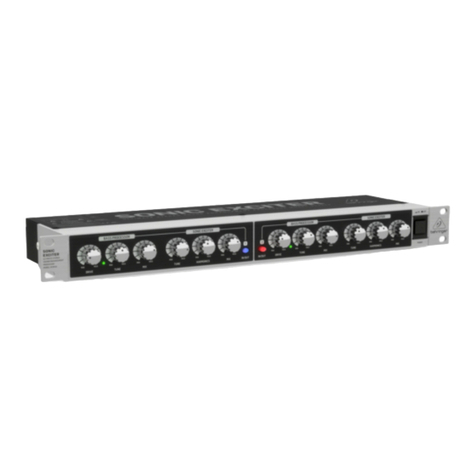 Behringer Sonic Exciter SX3040 User manual