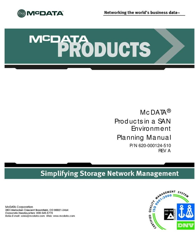 McDATA StorageWorks 2/140 - Director Switch Planning guide McDATA StorageWorks 2/140 - Director Switch Planning guide