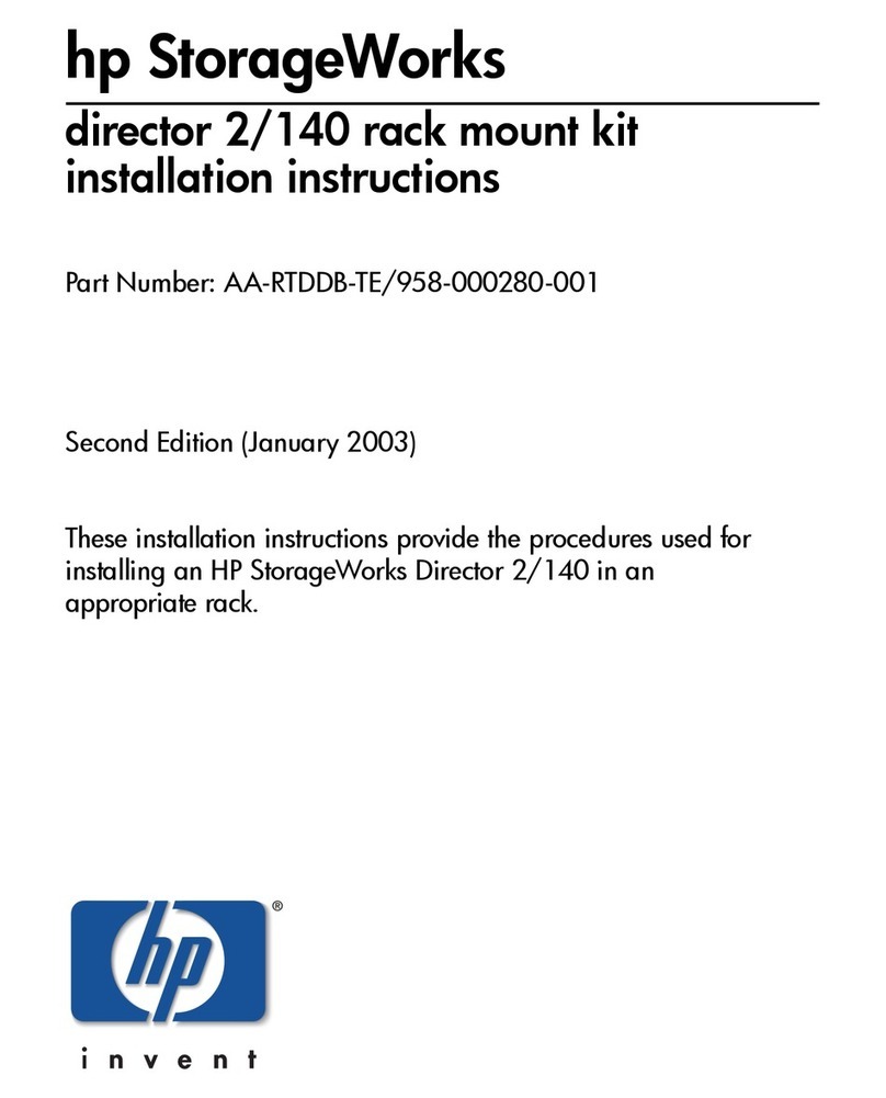 HP StorageWorks 2/140 - Director Switch User manual HP StorageWorks 2/140 - Director Switch User manual
