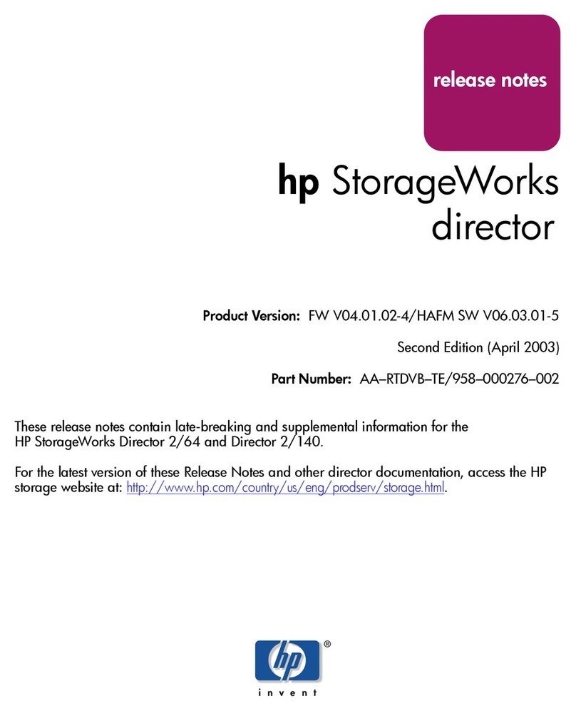 HP StorageWorks 2/140 - Director Switch release note
