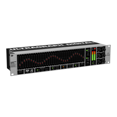 Behringer Ultragraph Digital DEQ1024 User manual