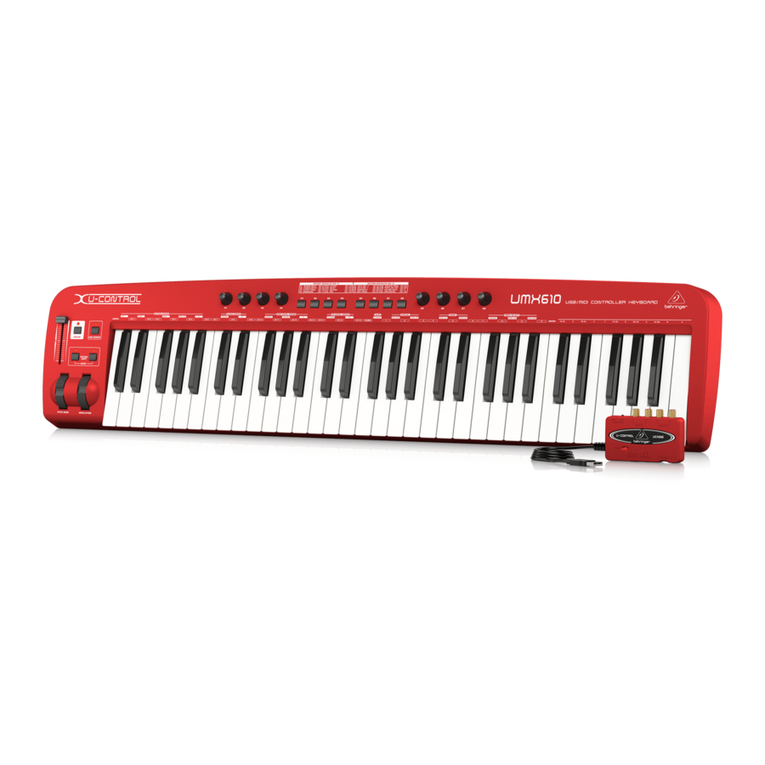 Behringer U-Control UMX610 User manual
