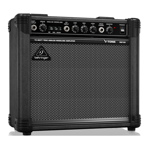 Behringer V-tone GM108 user manual