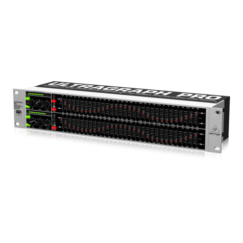 Behringer ULTRAGRAPH FBQ-PRO FBQ3102 User manual