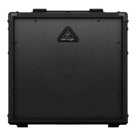Behringer Ultratone K450FX User manual