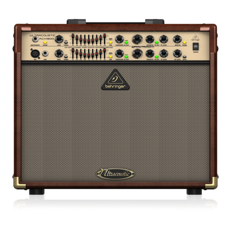 Behringer Ultracoustic ACX450 user manual
