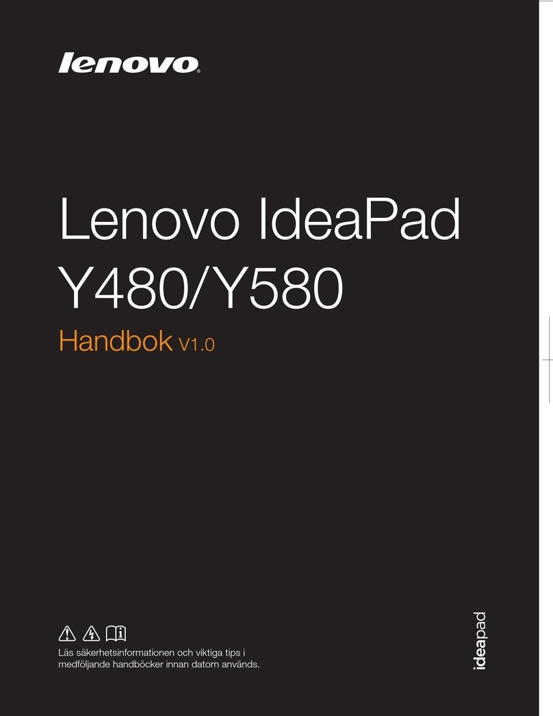 Lenovo IdeaPad Y580 Handbok