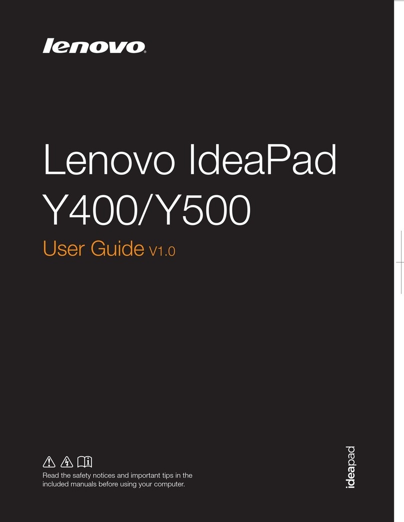 Lenovo IdeaPad Y400 User manual