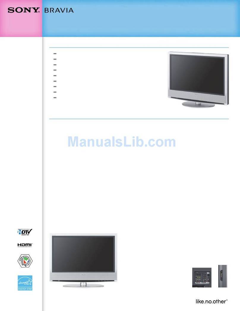 Sony WEGA KLV-S26A10 Specifications