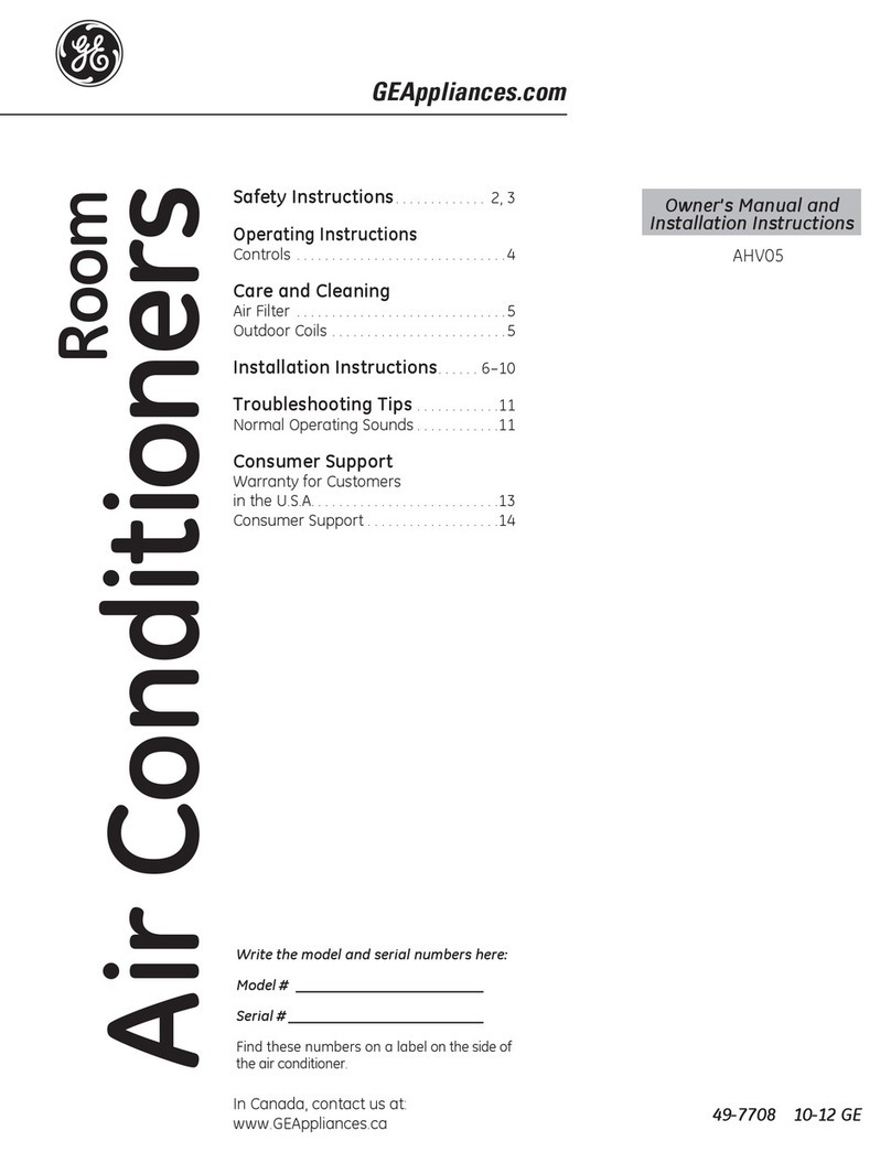 GE AHV05LR Original instructions