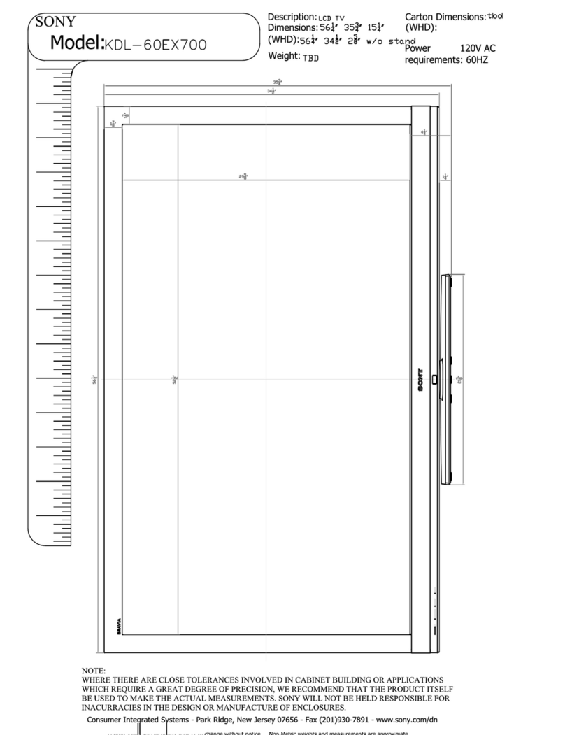 Sony BRAVIA KDL-60EX700 User guide