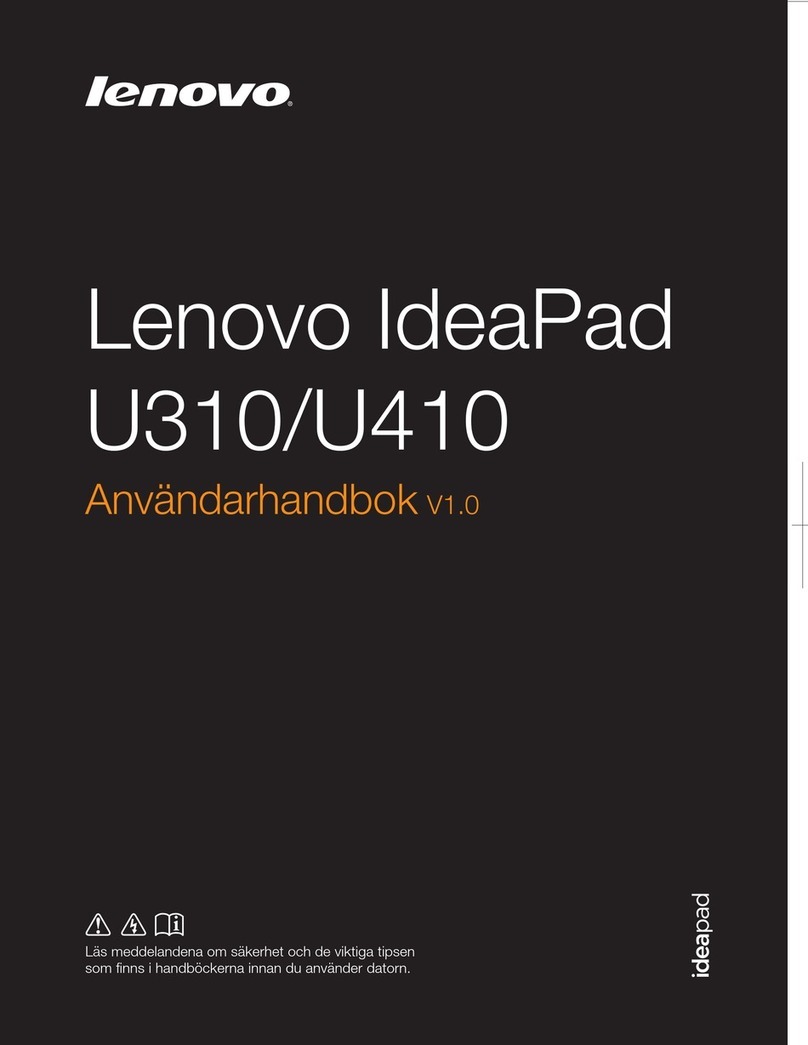 Lenovo IdeaPad U310 Användarhandbok