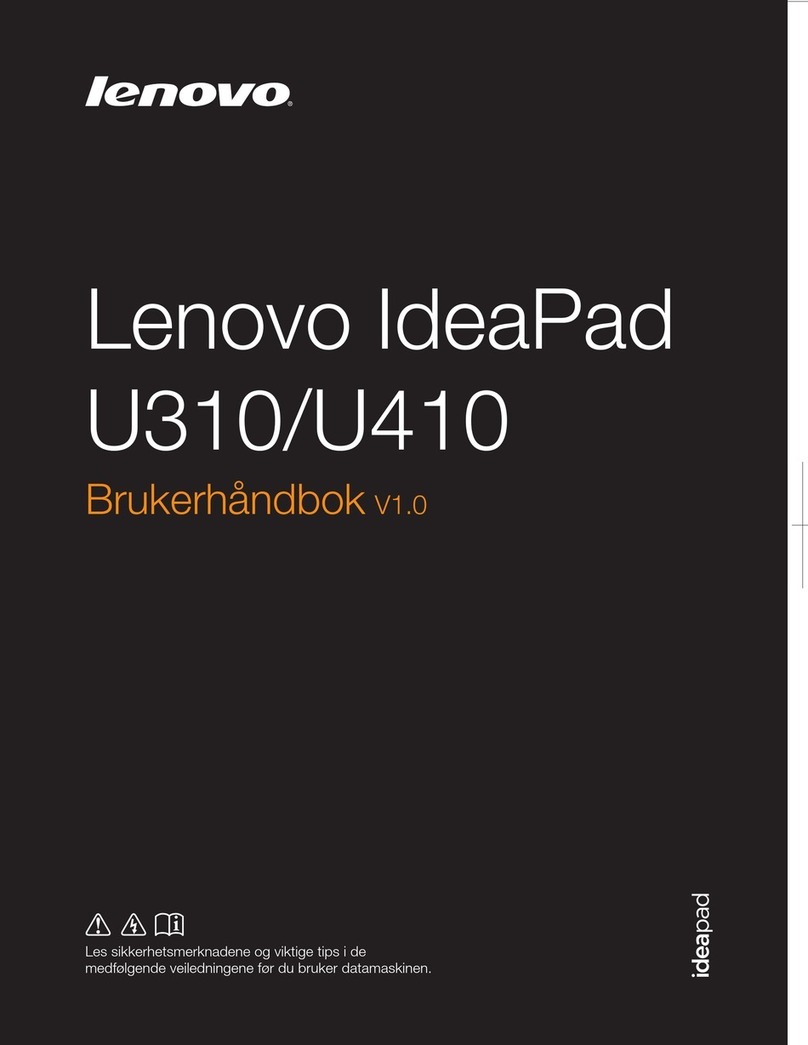 Lenovo IdeaPad U310 Brukerhåndbok