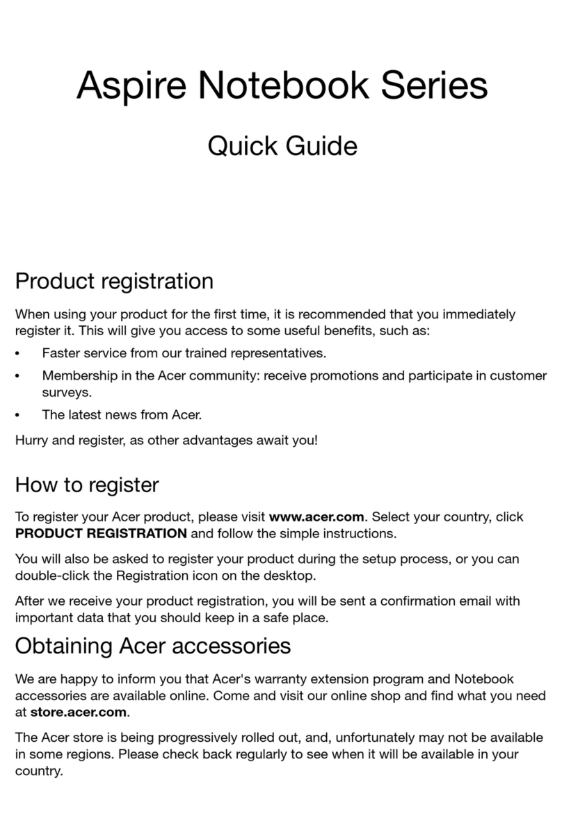Acer Aspire V3-431 User manual