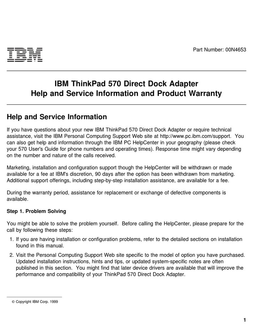 IBM ThinkPad 570 Operating and installation instructions