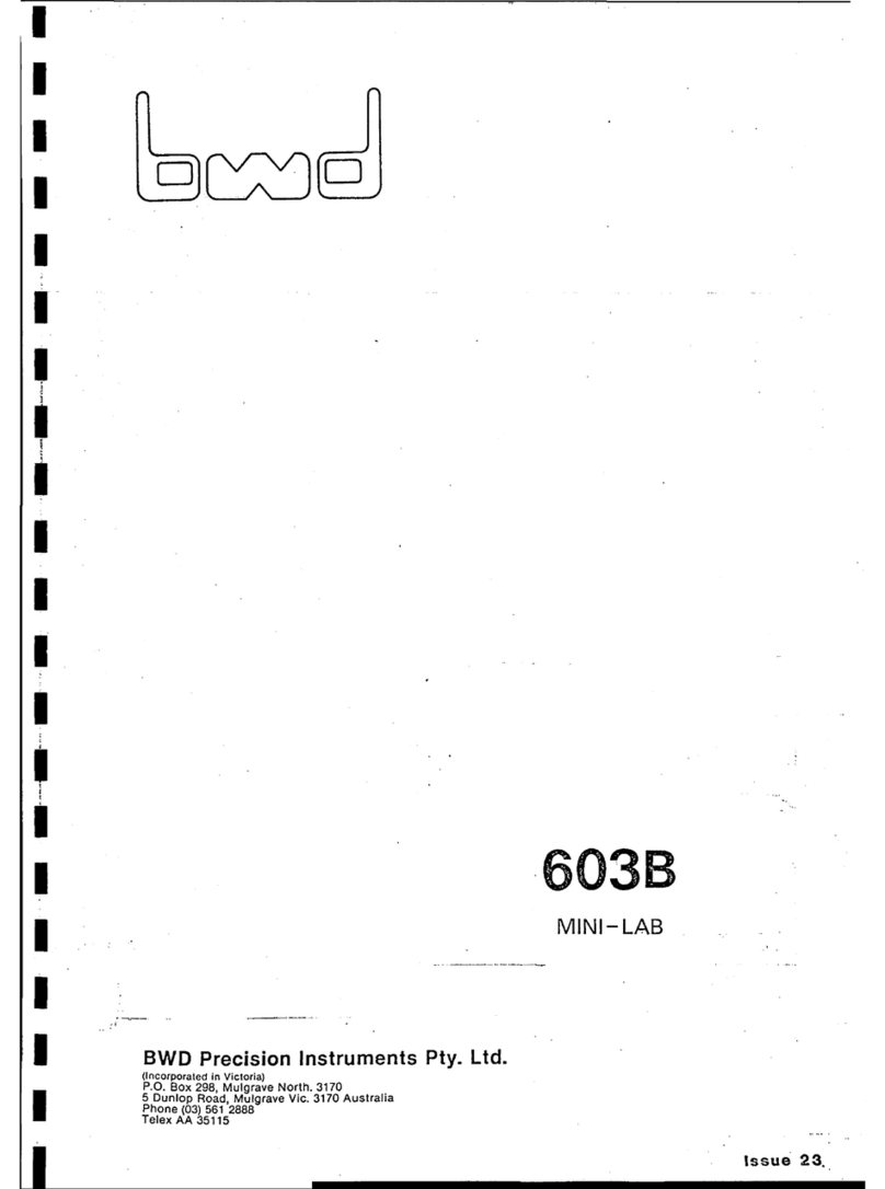 BWD minilab manual BWD minilab manual