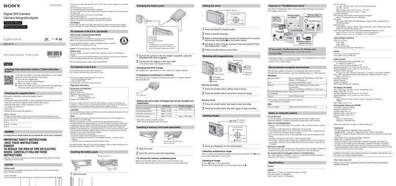 Sony Cyber-shot DSC-W710 User manual